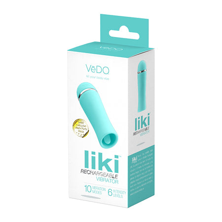 Vedo Liki Rechargeable Flicker Vibe Tease Me Turquoise - Not Very Vanilla