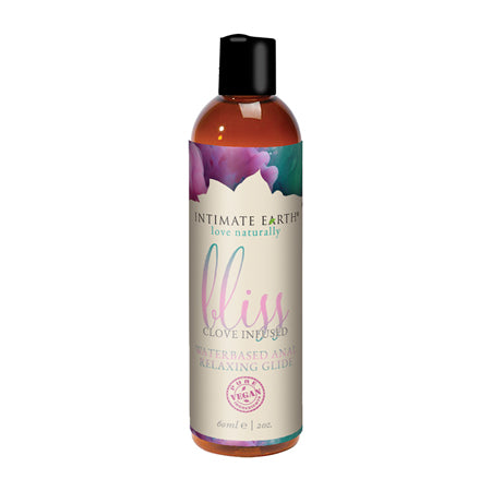 Intimate Earth Bliss Clove Infused Water-Based Anal Relaxing Glide 2 oz. - Not Very Vanilla