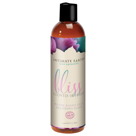 Intimate Earth Bliss Anal Relaxing Waterbased Glide 240 ml/8 oz - Not Very Vanilla