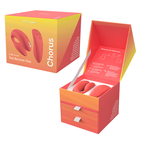 We-Vibe Chorus Rechargeable Remote-Controlled Silicone Couples Vibrator Crave Coral - Not Very Vanilla