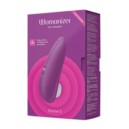 Womanizer Starlet 3 Rechargeable Silicone Compact Pleasure Air Clitoral Stimulator Violet - Not Very Vanilla