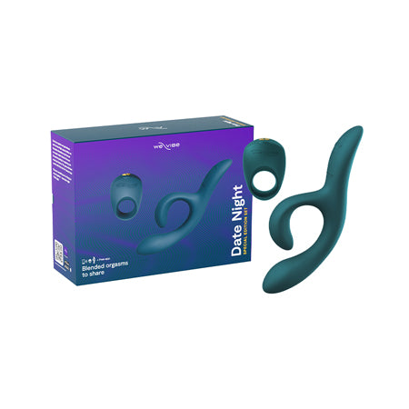 We-Vibe Date Night Special Edition Couple's Vibrator Set (Nova 2 & Pivot) Green Velvet - Not Very Vanilla