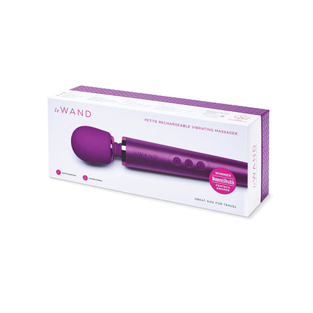 Le Wand Petite Rechargeable Massager Dark Cherry - Not Very Vanilla