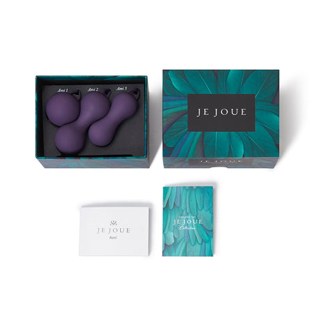 Je Joue Ami 3-Piece Silicone Kegel Set Purple - Not Very Vanilla