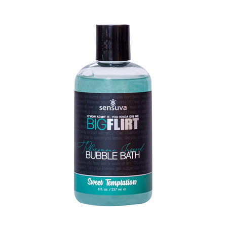 Sensuva Big Flirt Pheromone-Infused Bubble Bath Sweet Temptation 8 oz. - Not Very Vanilla