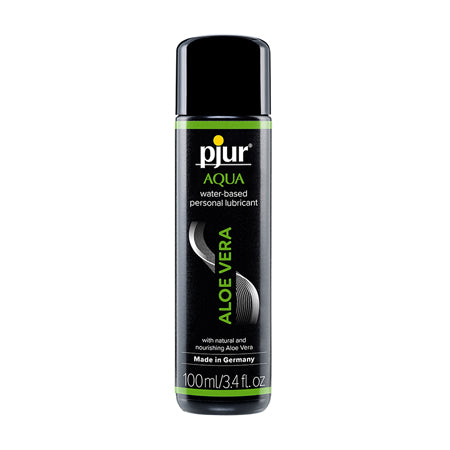 Pjur Aqua Aloe Vera Water-Based Personal Lubricant 3.4 oz. - Not Very Vanilla