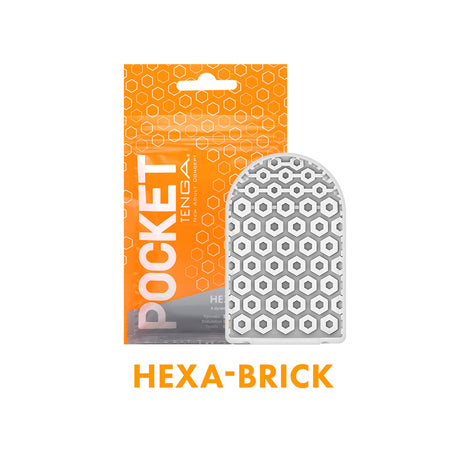 Tenga Pocket Masturbator Sleeve Hexa Brick - Not Very Vanilla