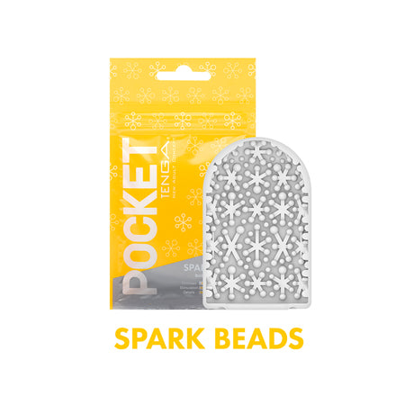 Tenga Pocket Masturbator Sleeve Spark Beads - Not Very Vanilla