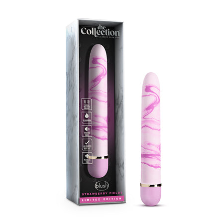 Blush The Collection Strawberry Fields Slimline Vibrator Pink - Not Very Vanilla