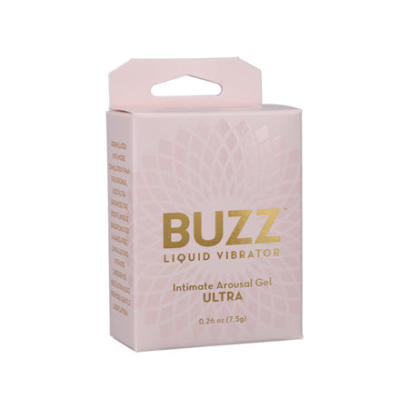 Buzz Ultra Liquid Vibrator Intimate Arousal Gel 0.26 oz. - Not Very Vanilla