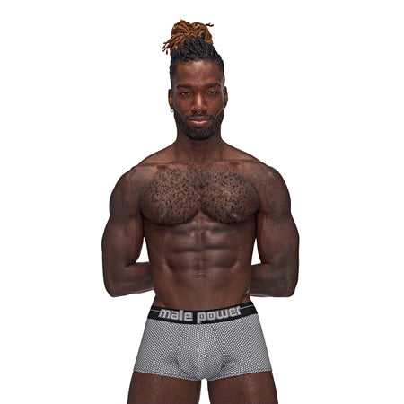 Male Power Sexagon Mini Short Gray M - Not Very Vanilla