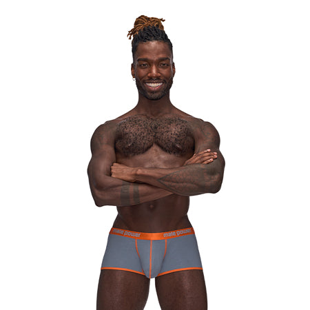 Male Power Casanova Uplift Short Gray L - Not Very Vanilla