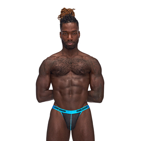 Male Power Casanova Uplift Thong Black S/M - Not Very Vanilla