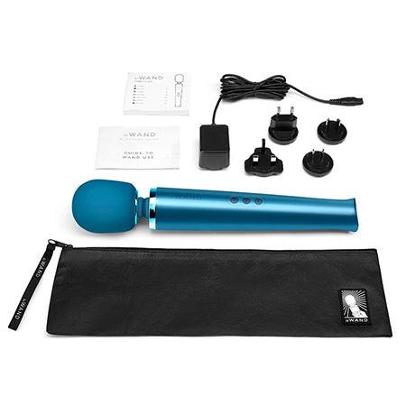 Le Wand Rechargeable Vibrating Massager Pacific Blue - Not Very Vanilla