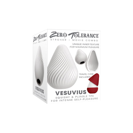 Zero Tolerance Vesuvius Stroker White - Not Very Vanilla