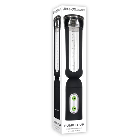 Zero Tolerance Pump It Up Rechargeable Penis Pump Black - Not Very Vanilla