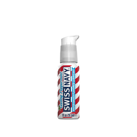 Swiss Navy Cooling Peppermint Water-Based Flavored Lubricant 1 oz. - Not Very Vanilla