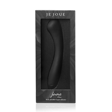 Je Joue Juno Flex Rechargeable Flexible Silicone G-Spot Vibrator Black - Not Very Vanilla