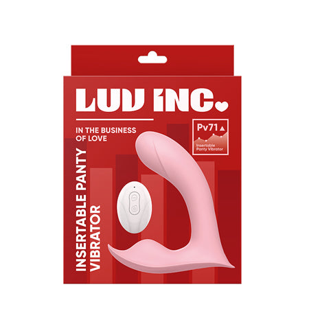 Luv Inc Pv71 Insertable Panty Vibrator Pink - Not Very Vanilla