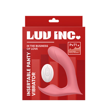 Luv Inc Pv71 Insertable Panty Vibrator Coral - Not Very Vanilla