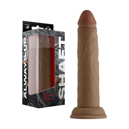 Shaft Model J: 7.5 in. Dual Density Silicone Dildo Oak - Not Very Vanilla