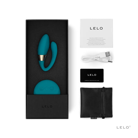 LELO TIANI DUO Rechargeable Dual Stimulation Couples Vibrator With Remote Ocean Blue - Not Very Vanilla