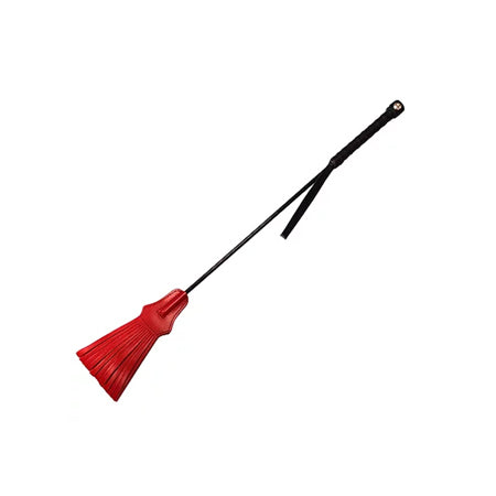 Rouge Tasseled Riding Crop Red - Not Very Vanilla