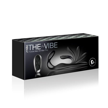 The-Vibe C-Ring and P-Spot Stimulator Black - Not Very Vanilla