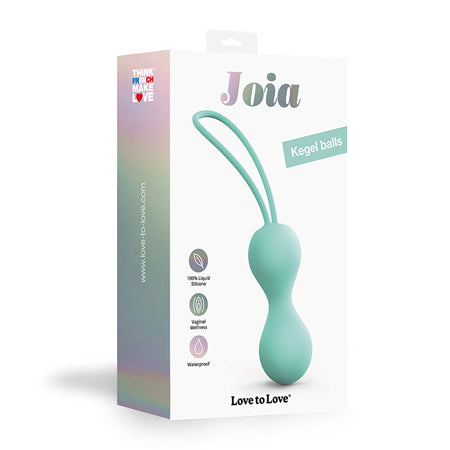 Love to Love Joia Silicone Kegel Balls Enjoy Mint - Not Very Vanilla