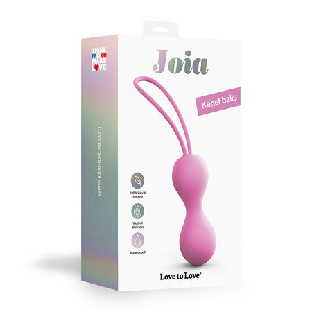 Love to Love Joia Silicone Kegel Balls Pink Passion - Not Very Vanilla