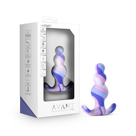 Blush Avant Twilight Silicone Anal Plug Blue - Not Very Vanilla