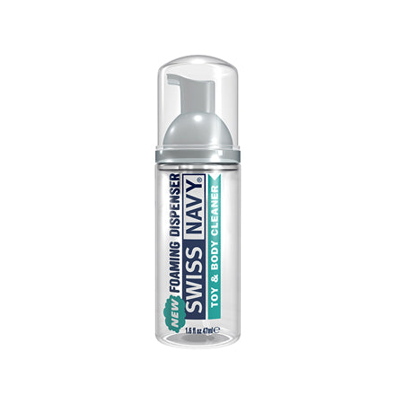 Swiss Navy Toy and Body Cleaner Foaming Dispenser 1.6 oz. - Not Very Vanilla