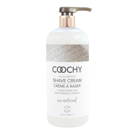 Coochy Shave Cream Au Natural 32 oz. - Not Very Vanilla