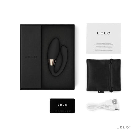 LELO TIANI Harmony Rechargeable Dual Stimulation Couples Vibrator Black - Not Very Vanilla