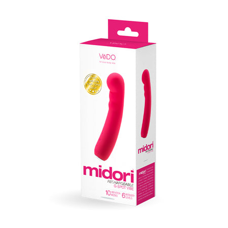 Vedo Midori Rechargeable G-Spot Vibe Pink - Not Very Vanilla