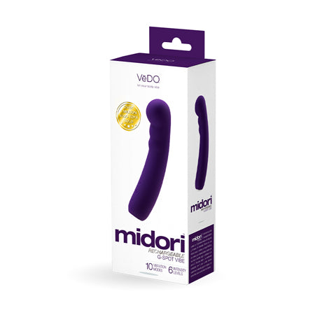 Vedo Midori Rechargeable G-Spot Vibe Deep Purple - Not Very Vanilla