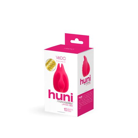 Vedo Huni Rechargeable Finger Vibe Tease Me Foxy Pink - Not Very Vanilla