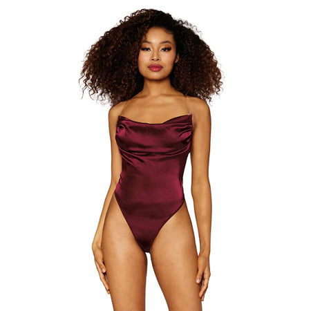 Dreamgirl Teddy Burgundy S Hanging - Not Very Vanilla