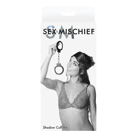 Sportsheets Sex & Mischief Shadow Adjustable Cuff Kit Black - Not Very Vanilla