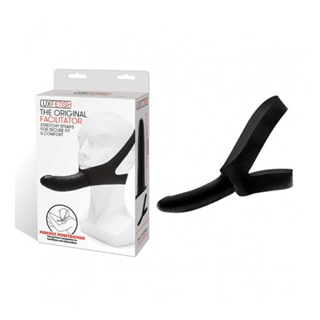 Lux Fetish The Original Facilitator Chin Strap-On Black - Not Very Vanilla