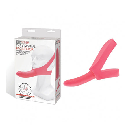 Lux Fetish The Original Facilitator Chin Strap-On Pink - Not Very Vanilla