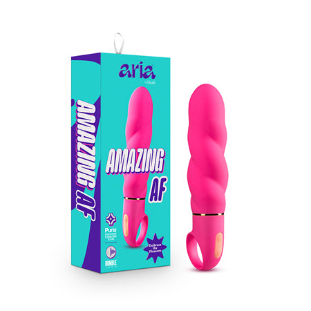 Aria Amazing AF Silicone Vibrator Fuchsia - Not Very Vanilla