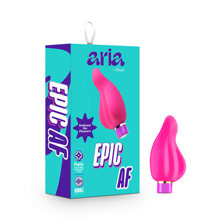 Aria Epic AF Rechargeable Silicone Mini Vibrator Fuchsia - Not Very Vanilla