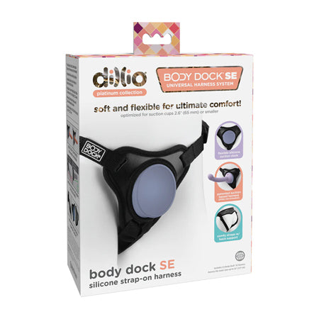 Dillio Platinum Collection Body Dock SE Universal Harness System Silicone Strap-On Harness - Not Very Vanilla