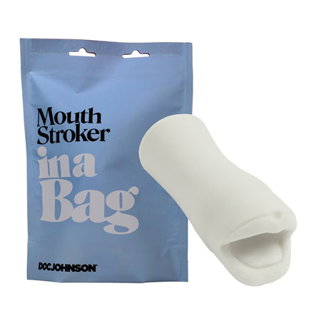 Doc Johnson Mouth Stroker In A Bag Frost - Not Very Vanilla