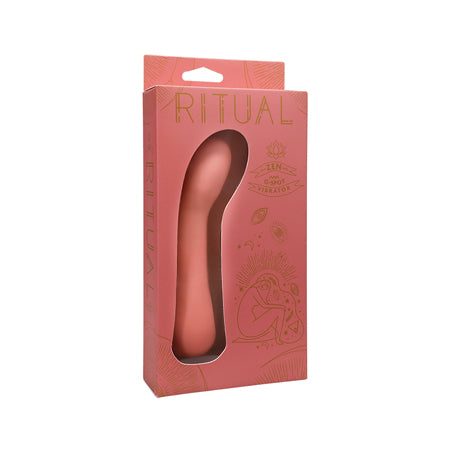 RITUAL Zen Rechargeable Silicone G-Spot Vibrator Coral - Not Very Vanilla