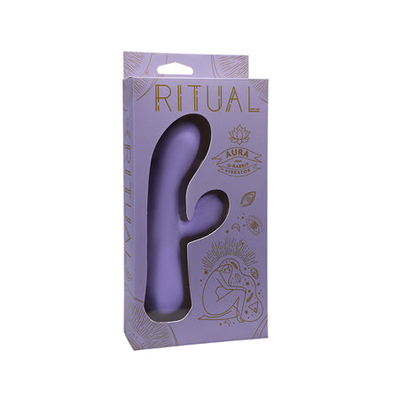 RITUAL Aura Rechargeable Silicone Rabbit Vibrator Lilac - Not Very Vanilla