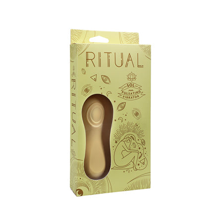 RITUAL Sol Rechargeable Silicone Pulsating Vibrator Yellow - Not Very Vanilla