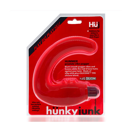 Hunkyjunk Hummer Vibe Prostate Pegger Neon Pink - Not Very Vanilla