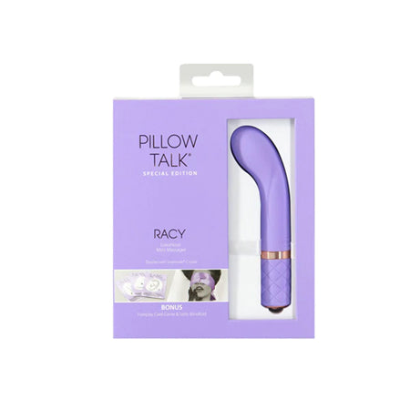 Pillow Talk Special Edition Racy Mini G-Spot Vibrator with Swarovski Crystal Purple - Not Very Vanilla